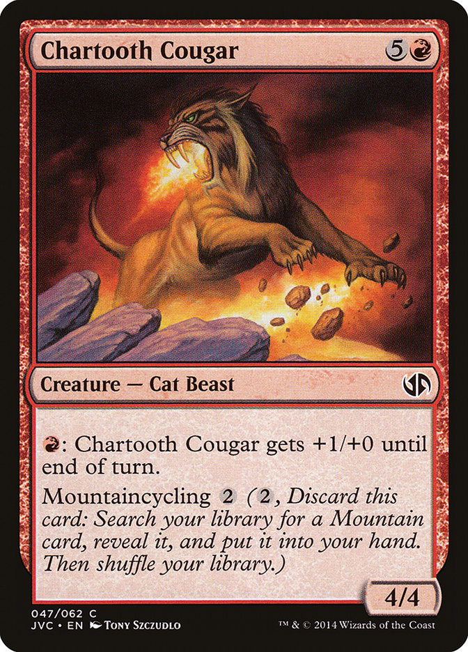 {C} Chartooth Cougar [Duel Decks Anthology][JVC 047]