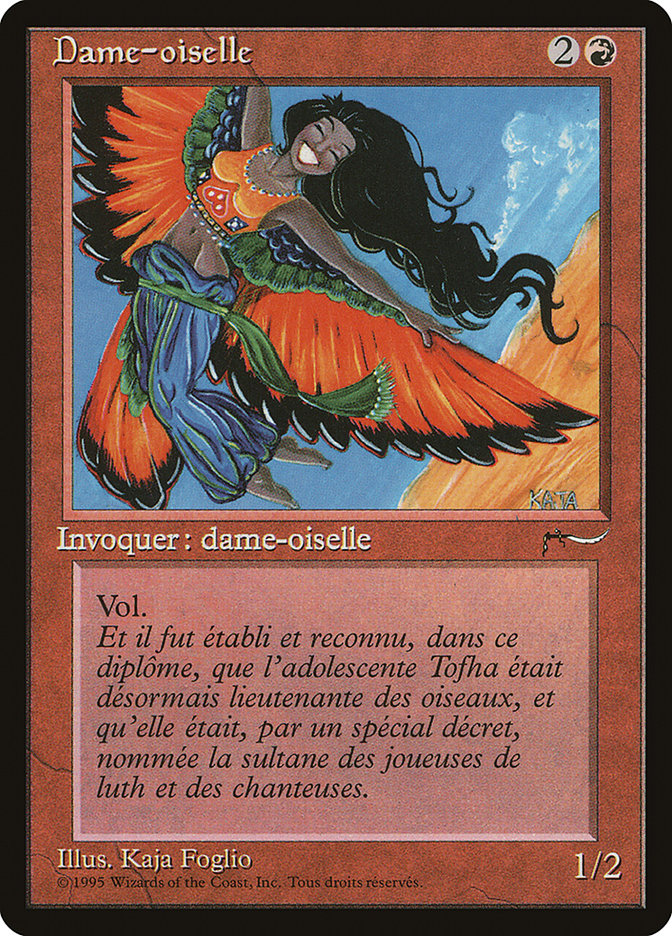 {C} Bird Maiden (French) - "Dame-oiselle" [Renaissance][REN 074]