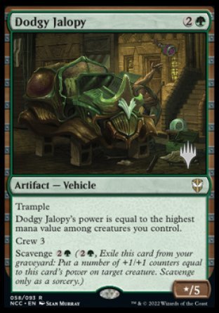 {R} Dodgy Jalopy (Promo Pack) [Streets of New Capenna Commander Promos][PP NCC 058]
