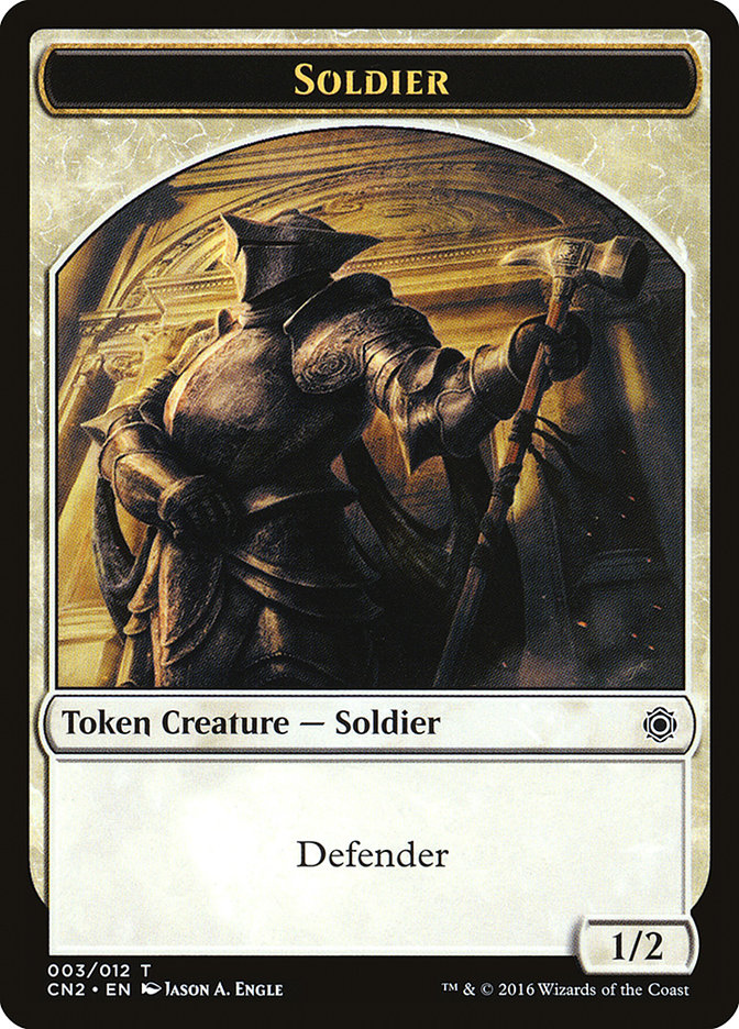 {T} Soldier Token (003/012) [Conspiracy: Take the Crown Tokens][TCN2 003]