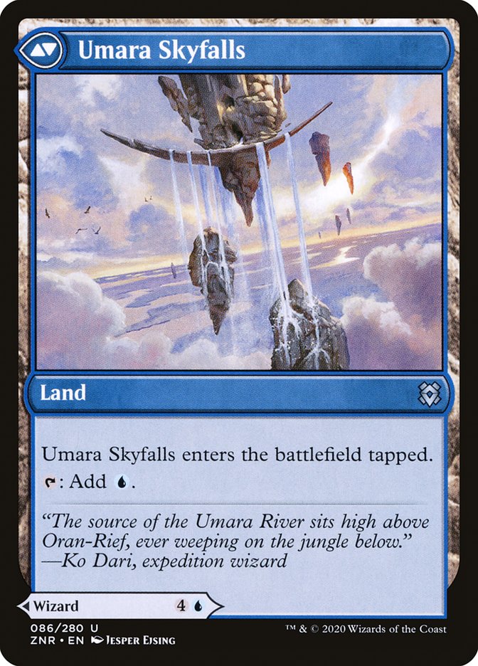 {C} Umara Wizard // Umara Skyfalls [Zendikar Rising][ZNR 086]