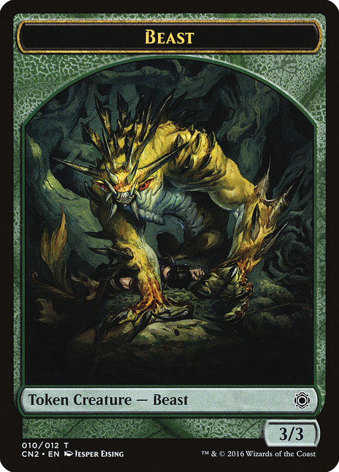 {T} Beast Token [Conspiracy: Take the Crown Tokens][TCN2 010]