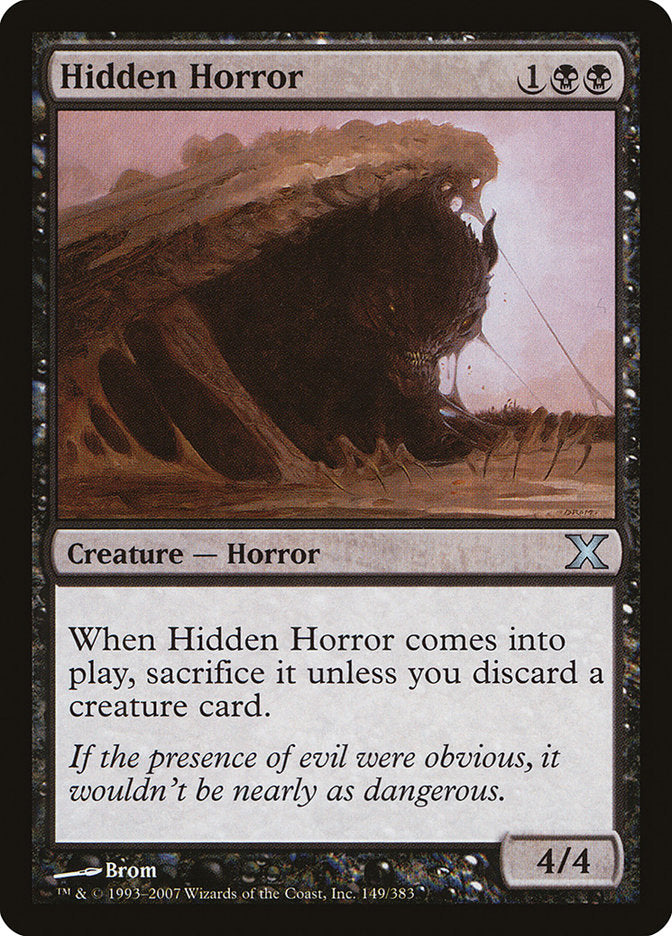 {C} Hidden Horror [Tenth Edition][10E 149]
