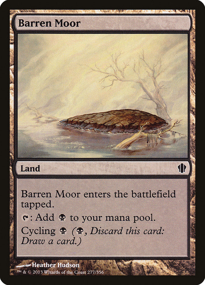 {C} Barren Moor [Commander 2013][C13 277]