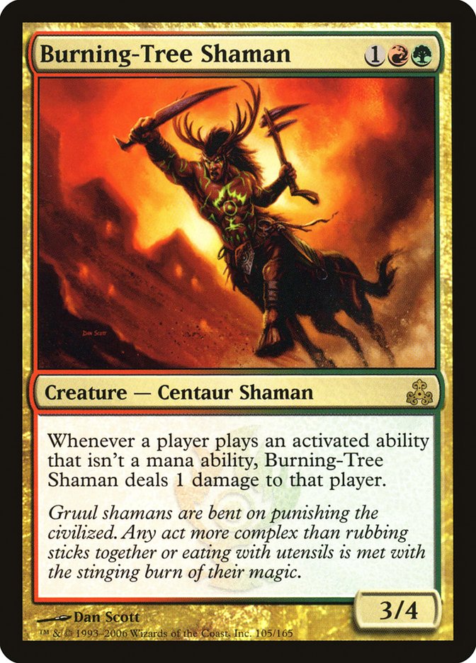 {R} Burning-Tree Shaman [Guildpact][GPT 105]