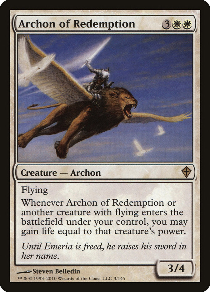 {R} Archon of Redemption [Worldwake][WWK 003]