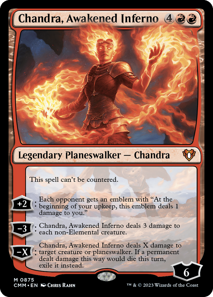 {R} Chandra, Awakened Inferno [Commander Masters][CMM 875]