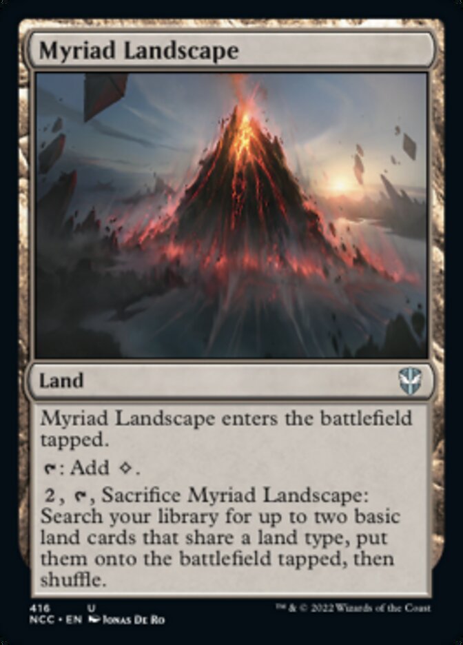 {C} Myriad Landscape [Streets of New Capenna Commander][NCC 416]
