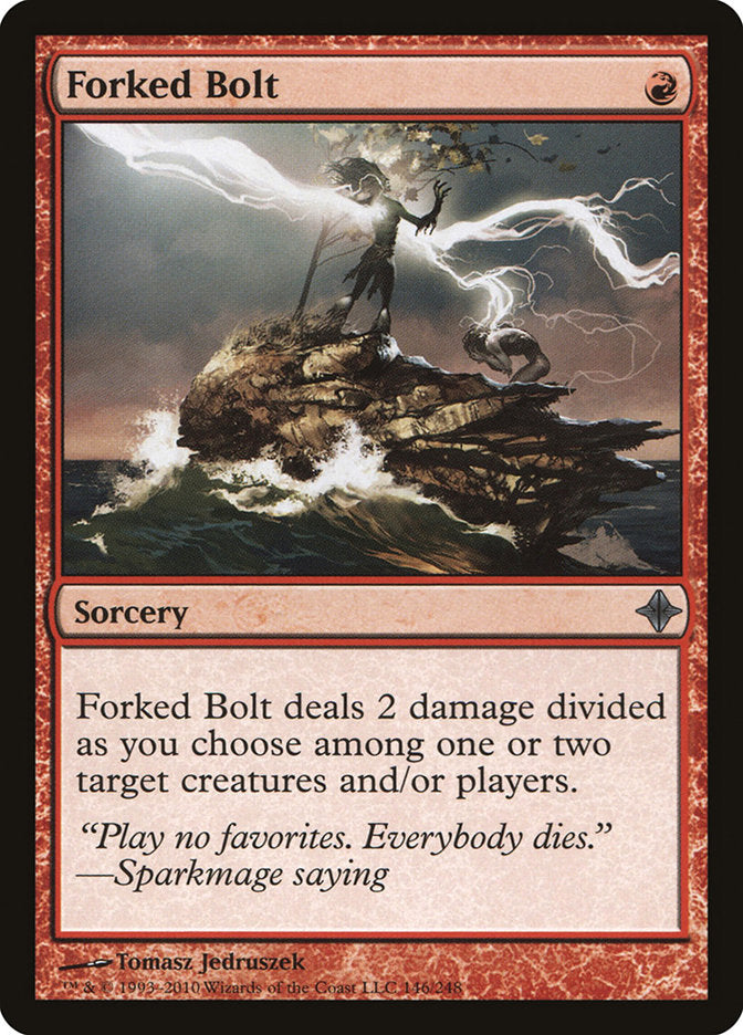 {C} Forked Bolt [Rise of the Eldrazi][ROE 146]