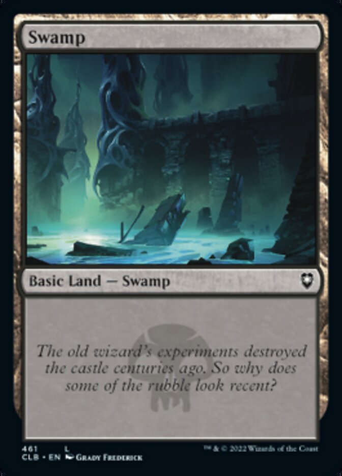 {B}[CLB 461] Swamp (461) [Commander Legends: Battle for Baldur's Gate]