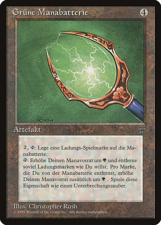 {C} Green Mana Battery (German) - "GruneManabatterie" [Renaissance][REN 145]