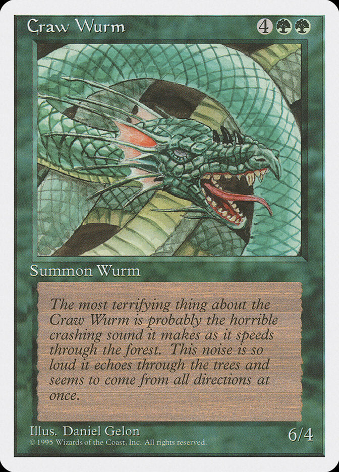 {C} Craw Wurm [Fourth Edition][4ED 238]