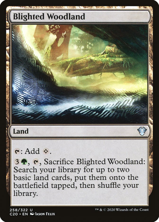 {C} Blighted Woodland [Commander 2020][C20 258]