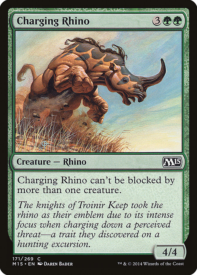 {C} Charging Rhino [Magic 2015][M15 171]