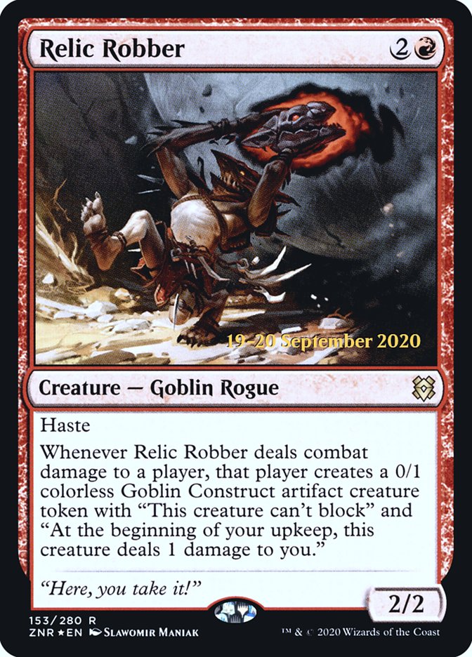 {R} Relic Robber [Zendikar Rising Prerelease Promos][PR ZNR 153]