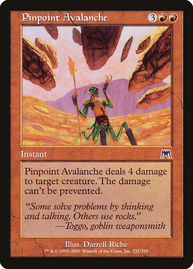 {C} Pinpoint Avalanche [Onslaught][ONS 221]