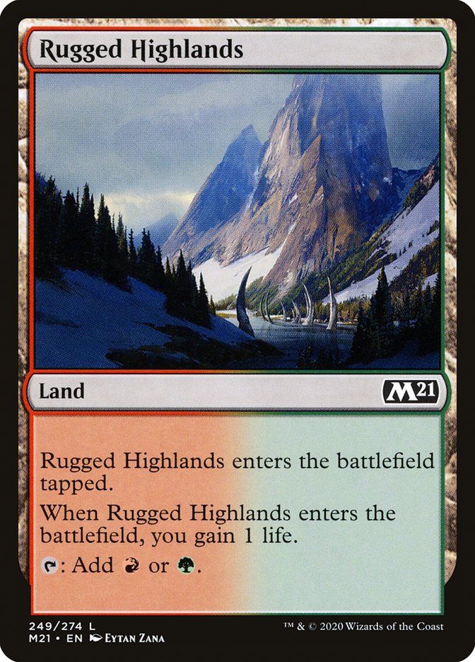 {C} Rugged Highlands [Core Set 2021][M21 249]