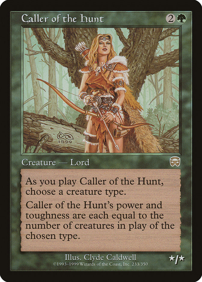 {R} Caller of the Hunt [Mercadian Masques][MMQ 233]