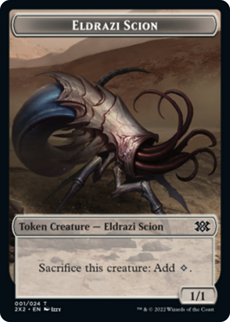 {T} Egg // Eldrazi Scion Double-sided Token [Double Masters 2022 Tokens][T2X2 16//1]