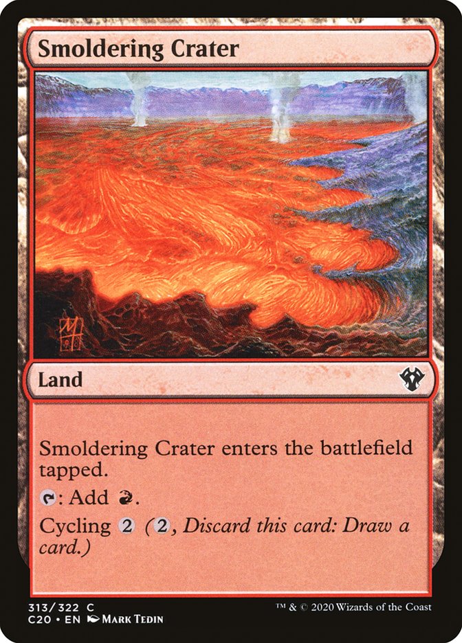 {C} Smoldering Crater [Commander 2020][C20 313]