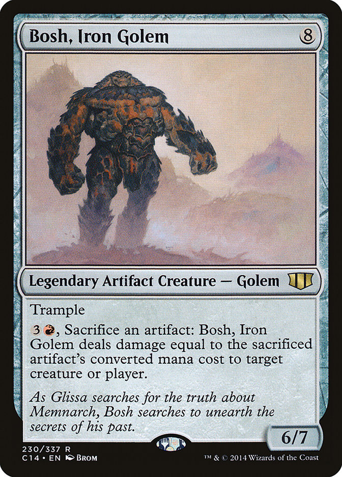 {R} Bosh, Iron Golem [Commander 2014][C14 230]