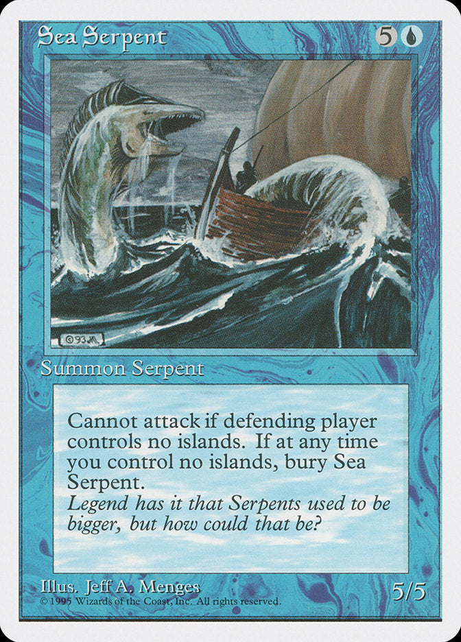 {C} Sea Serpent [Fourth Edition][4ED 098]