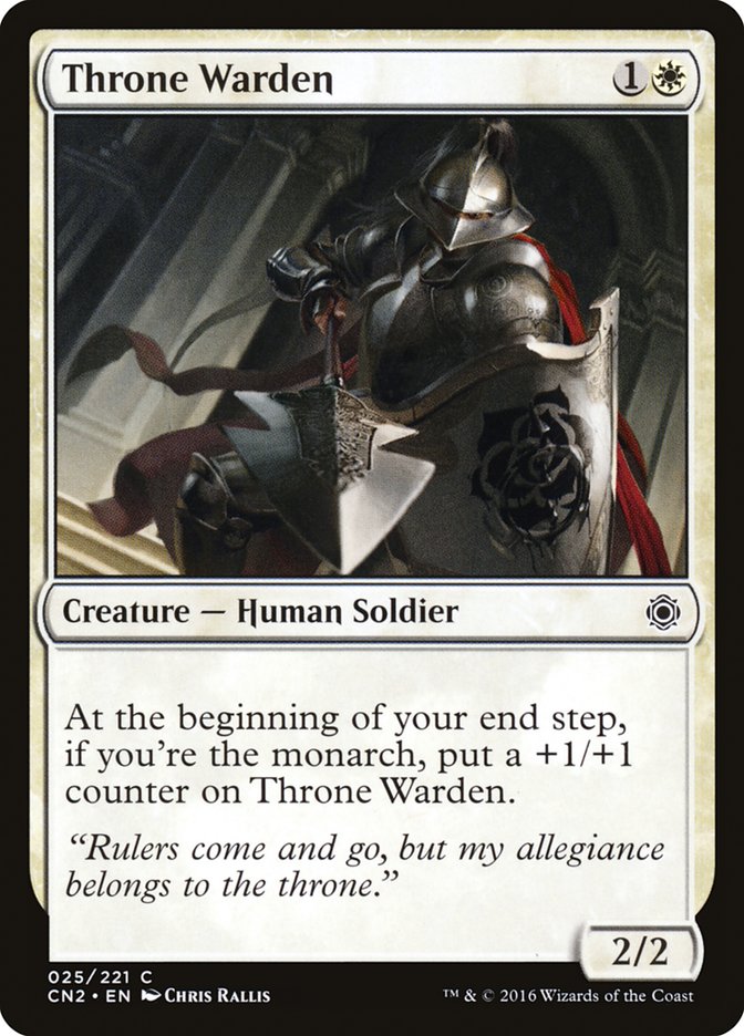 {C} Throne Warden [Conspiracy: Take the Crown][CN2 025]