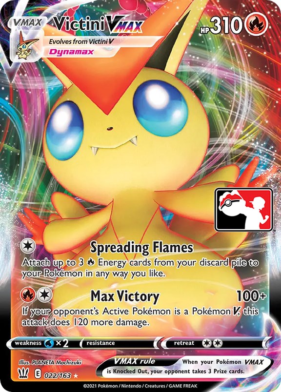 <PP> Victini VMAX (022/163) [Prize Pack Series One]
