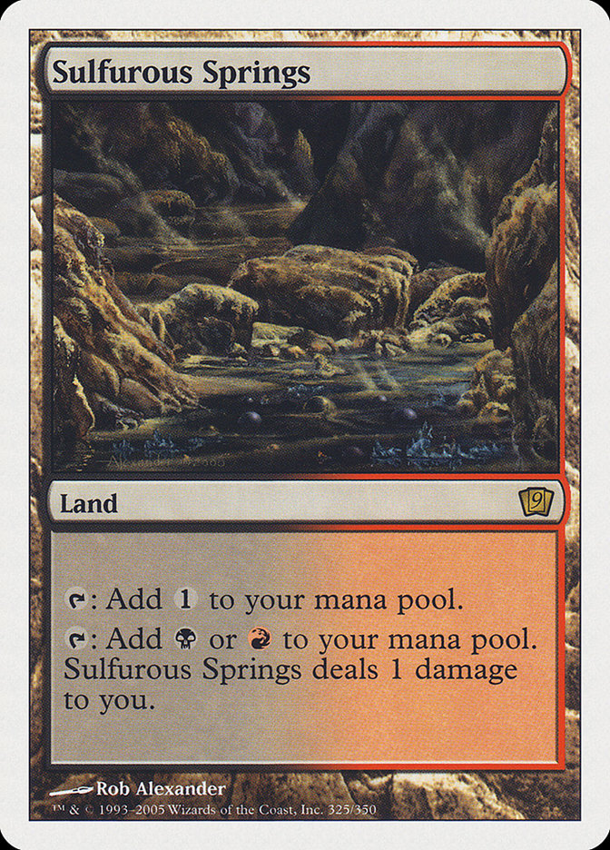 {R} Sulfurous Springs [Ninth Edition][9ED 325]