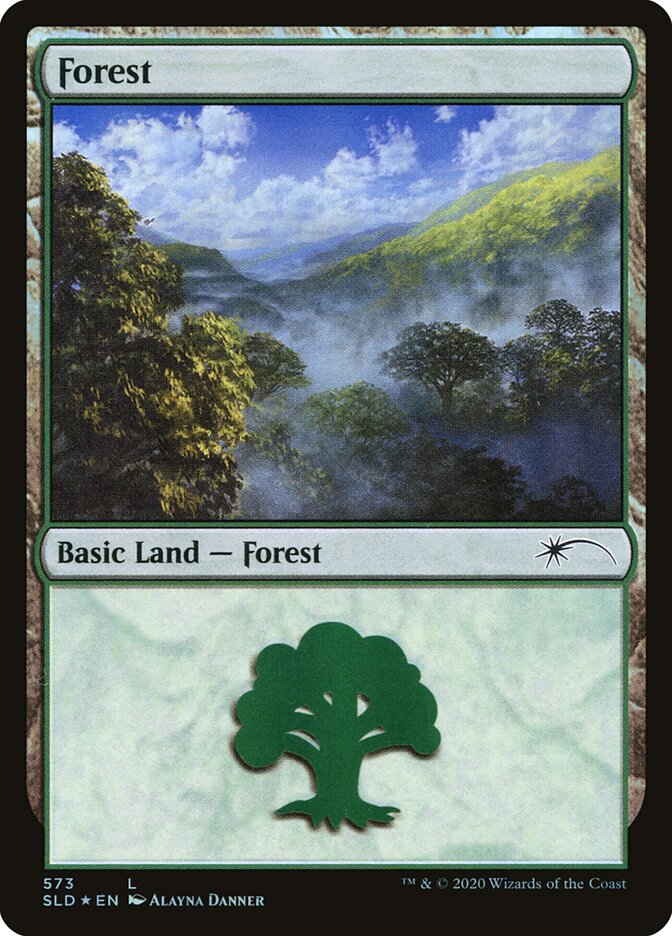 {B}[SLD 573] Forest (Lands) (573) [Secret Lair Drop Promos]