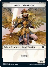 {T} Angel Warrior // Insect Double-sided Token [Zendikar Rising Tokens][TZNR 001]