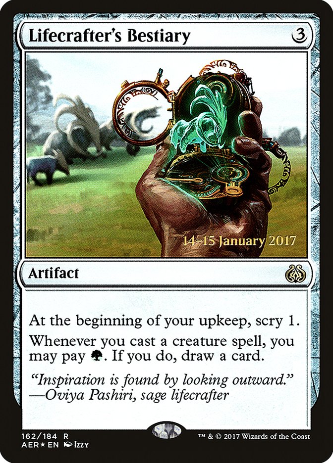{R} Lifecrafter's Bestiary [Aether Revolt Prerelease Promos][PR AER 162]
