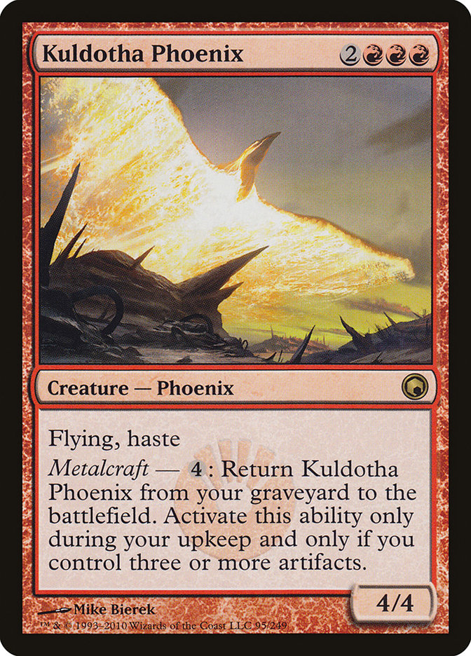 {R} Kuldotha Phoenix [Scars of Mirrodin][SOM 095]
