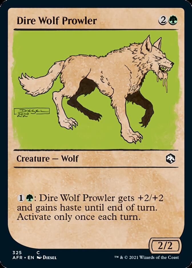 {C} Dire Wolf Prowler (Showcase) [Dungeons & Dragons: Adventures in the Forgotten Realms][AFR 325]