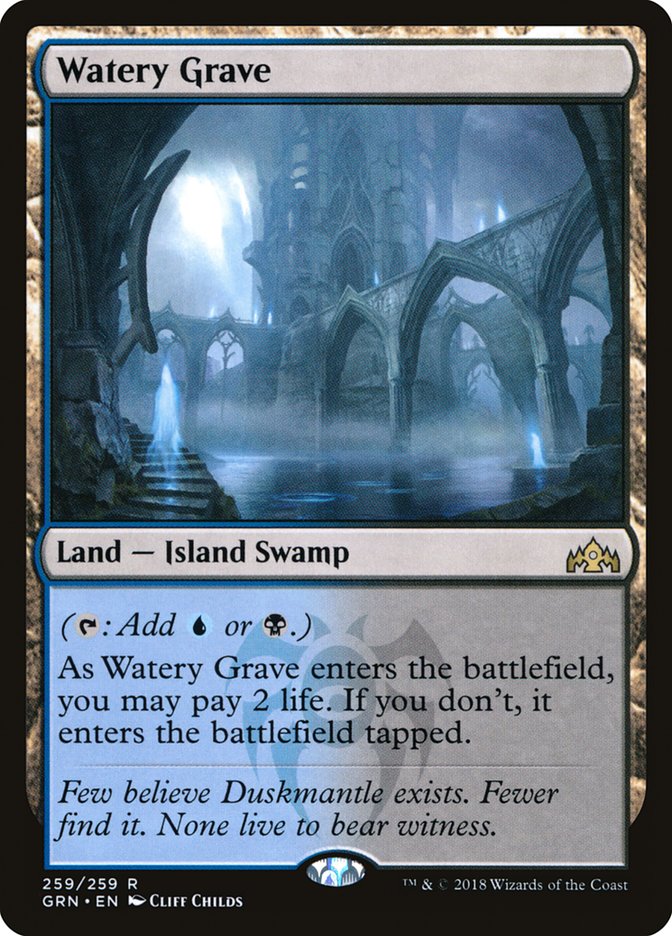 {R} Watery Grave [Guilds of Ravnica][GRN 259]