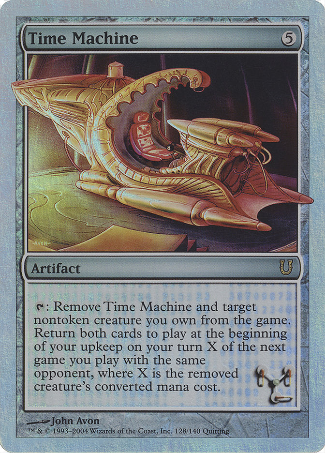 {R} Time Machine (Alternate Foil) [Unhinged][AA UNH 128]