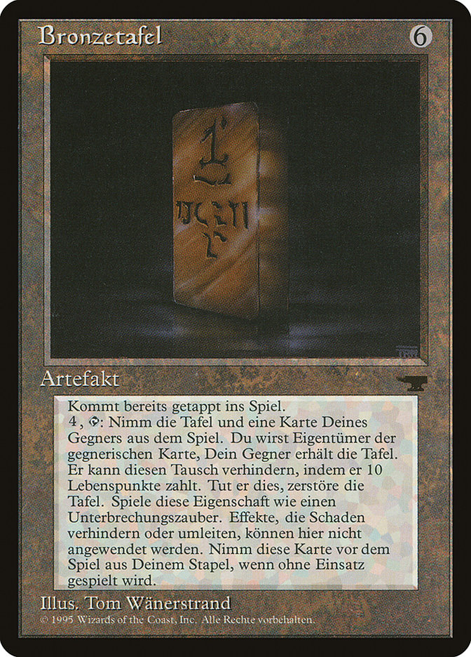 {C} Bronze Tablet (German) - "Bronzetafel" [Renaissance][REN 115]