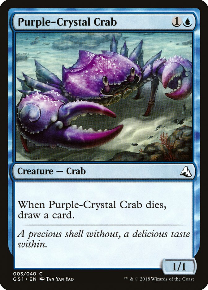 {C} Purple-Crystal Crab [Global Series Jiang Yanggu & Mu Yanling][GS1 003]