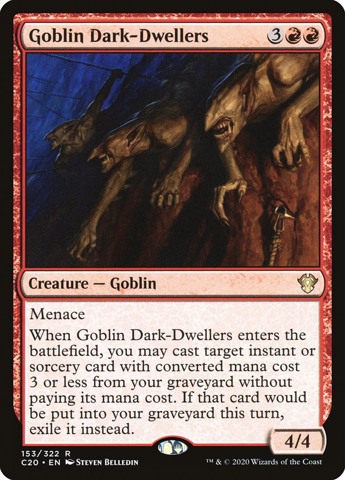 {R} Goblin Dark-Dwellers [Commander 2020][C20 153]