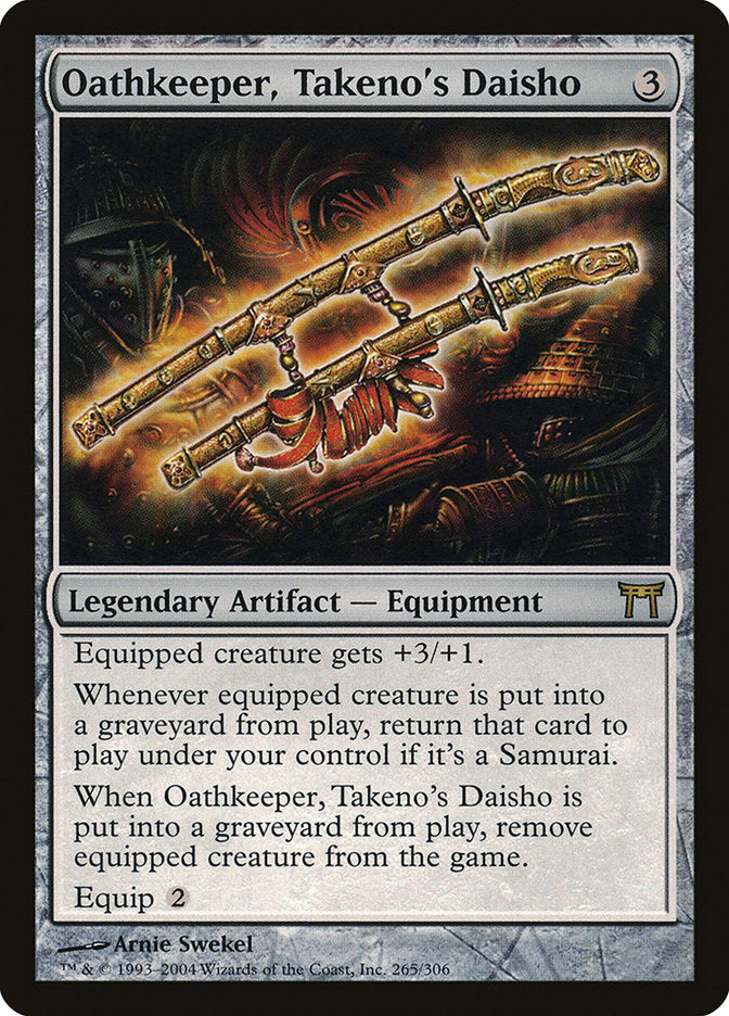 {R} Oathkeeper, Takeno's Daisho [Champions of Kamigawa][CHK 265]
