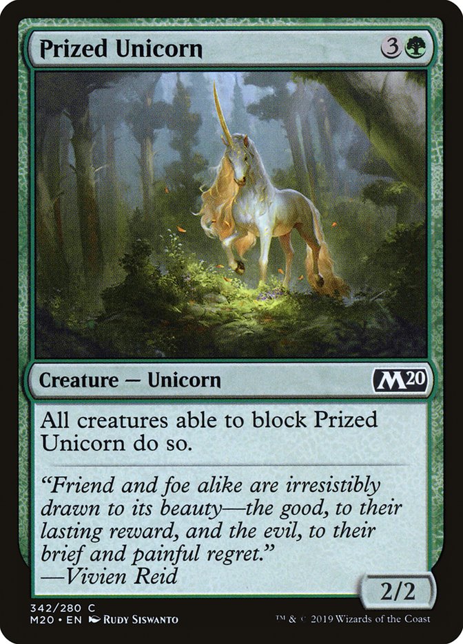 {C} Prized Unicorn [Core Set 2020][M20 342]