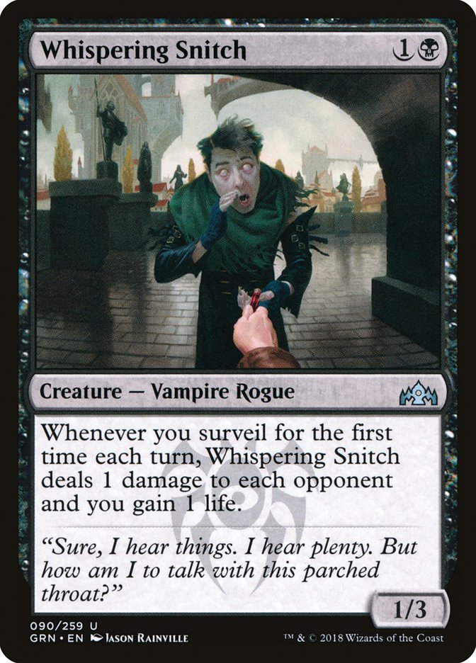 {C} Whispering Snitch [Guilds of Ravnica][GRN 090]