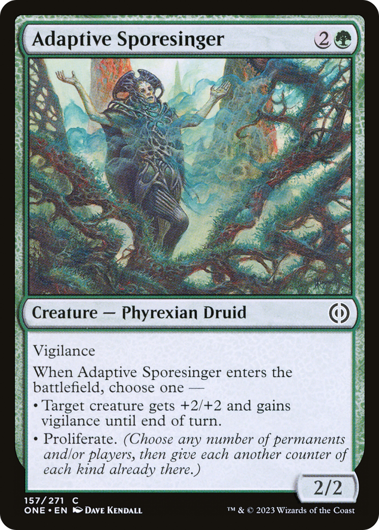 {@C} Adaptive Sporesinger [Phyrexia: All Will Be One][ONE 157]