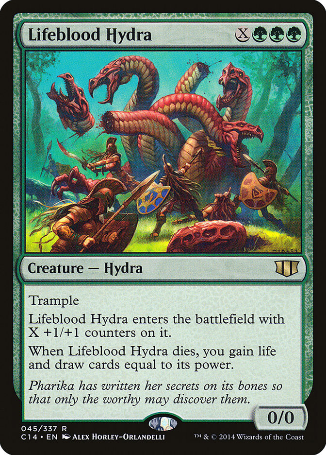{R} Lifeblood Hydra [Commander 2014][C14 045]