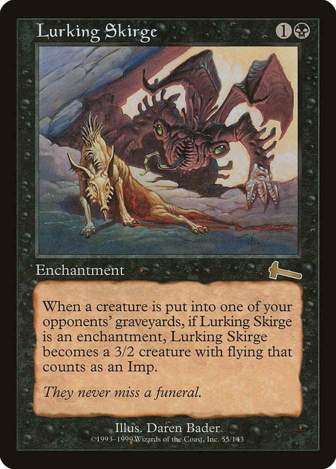 {R} Lurking Skirge [Urza's Legacy][ULG 055]