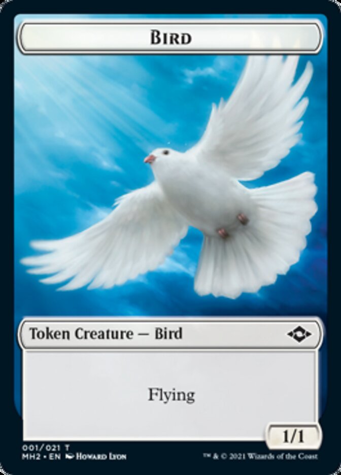 {T} Bird Token // Treasure Token (21) [Modern Horizons 2 Tokens][TMH2 001]