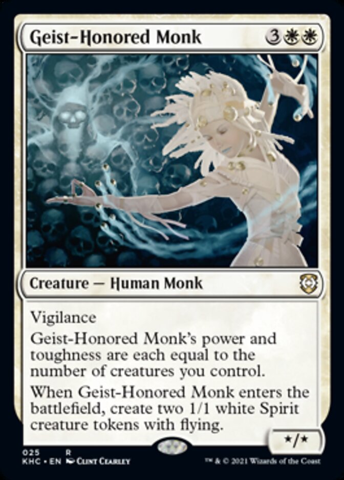 {R} Geist-Honored Monk [Kaldheim Commander][KHC 025]