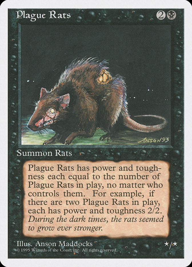 {C} Plague Rats [Fourth Edition][4ED 154]