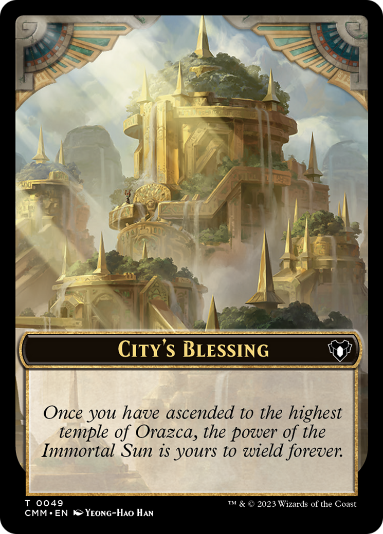 {T} City's Blessing // Ogre Double-Sided Token [Commander Masters Tokens][TCMM 49//28]