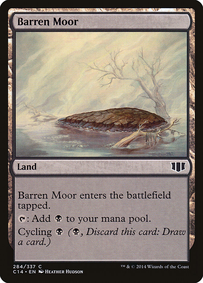 {C} Barren Moor [Commander 2014][C14 284]